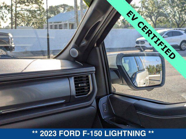 used 2023 Ford F-150 Lightning car, priced at $66,500