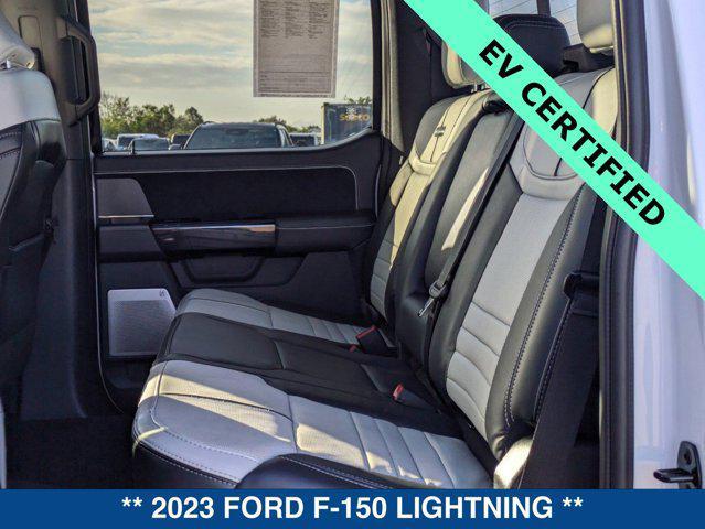 used 2023 Ford F-150 Lightning car, priced at $66,500