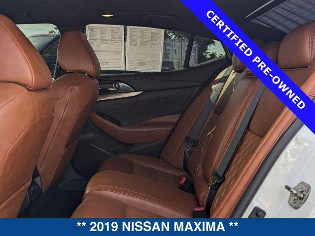 used 2019 Nissan Maxima car, priced at $22,500