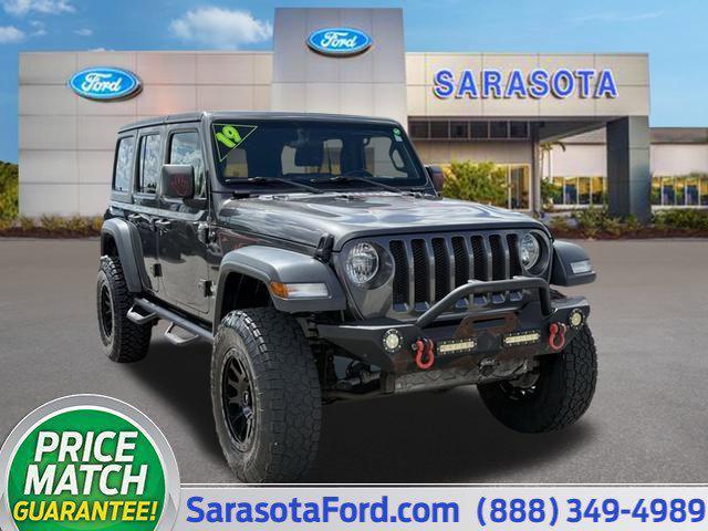 used 2019 Jeep Wrangler Unlimited car, priced at $25,200