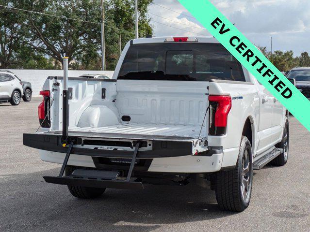 used 2022 Ford F-150 Lightning car, priced at $52,500