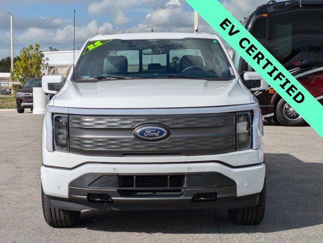 used 2022 Ford F-150 Lightning car, priced at $52,500