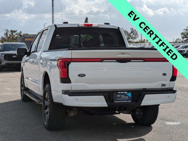 used 2022 Ford F-150 Lightning car, priced at $52,500