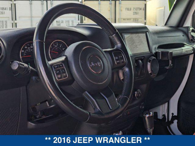 used 2016 Jeep Wrangler car, priced at $19,400