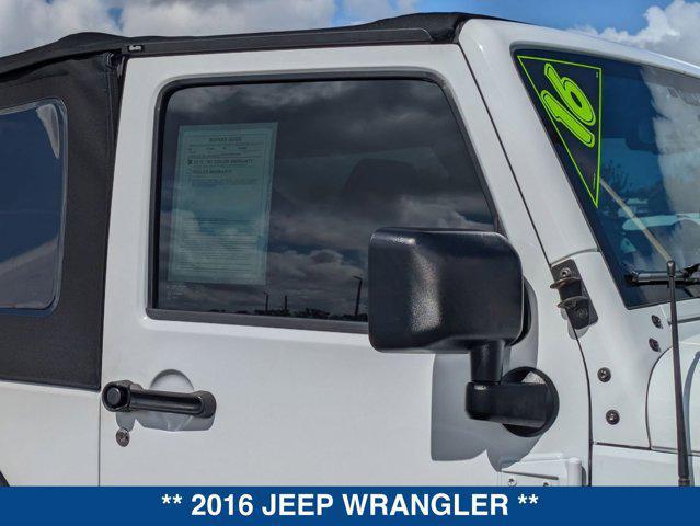 used 2016 Jeep Wrangler car, priced at $19,400