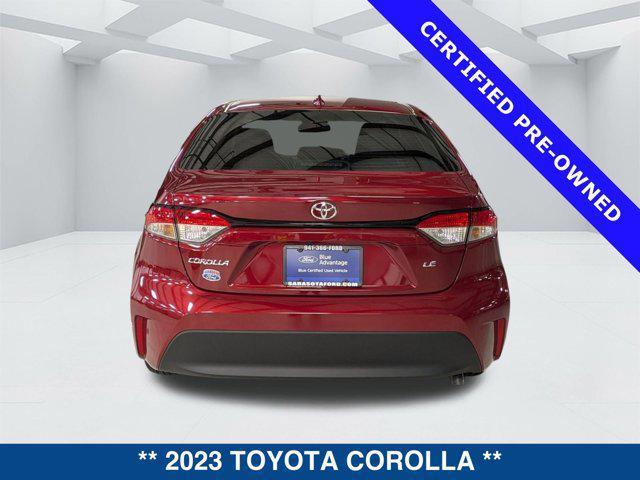 used 2023 Toyota Corolla car, priced at $18,500