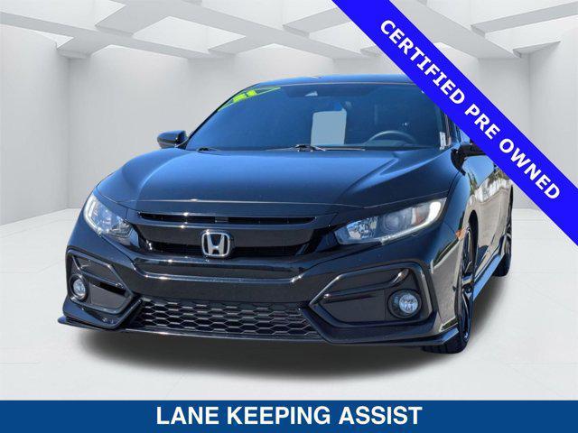 used 2021 Honda Civic car, priced at $21,700