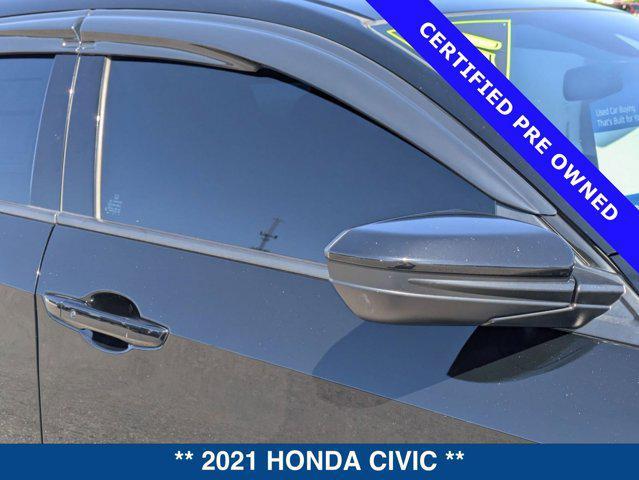 used 2021 Honda Civic car, priced at $21,700