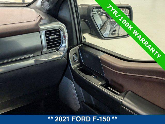 used 2021 Ford F-150 car, priced at $37,600