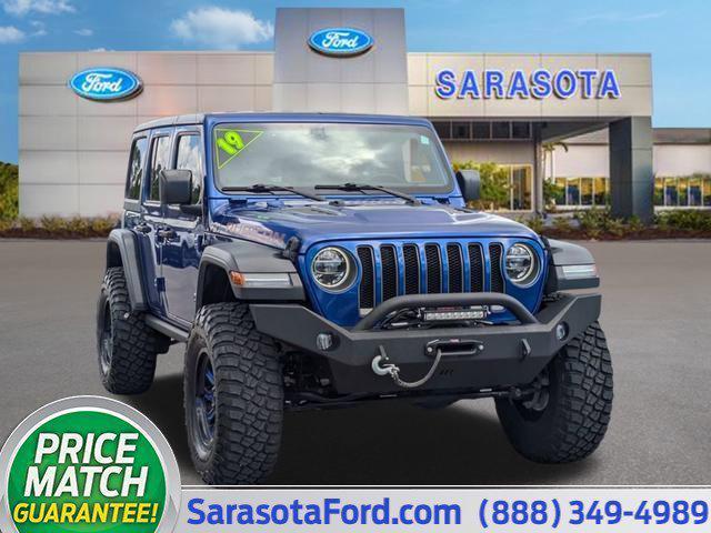 used 2019 Jeep Wrangler Unlimited car, priced at $37,100