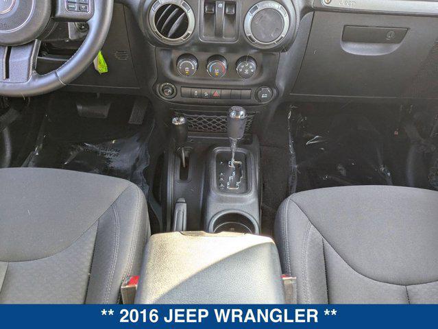 used 2016 Jeep Wrangler car, priced at $19,200