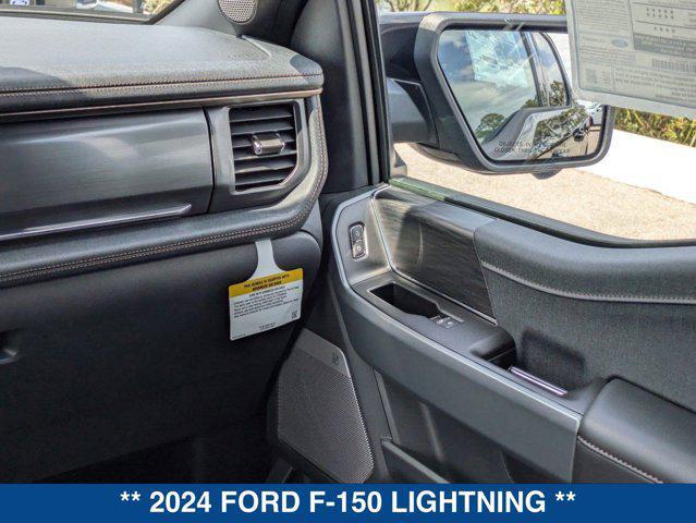 new 2024 Ford F-150 Lightning car, priced at $74,590