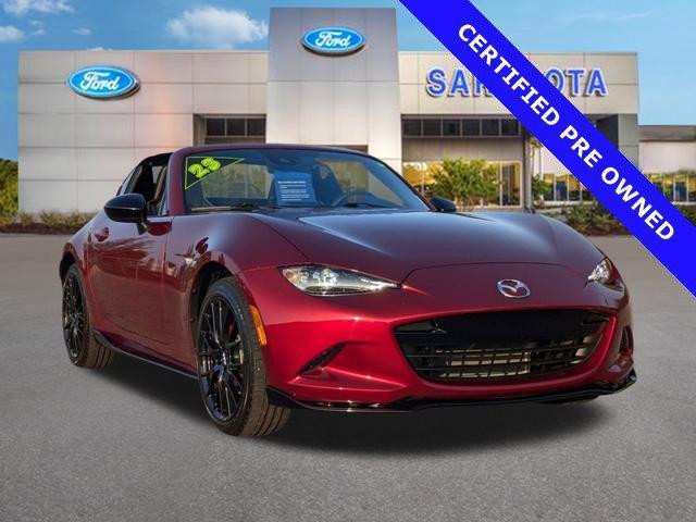 used 2023 Mazda MX-5 Miata RF car, priced at $34,000