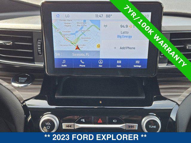 used 2023 Ford Explorer car, priced at $36,400