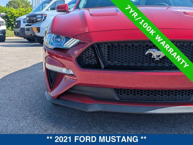 used 2021 Ford Mustang car, priced at $39,997