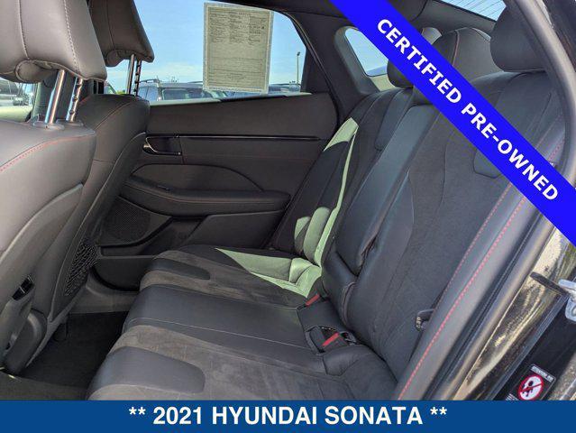 used 2021 Hyundai Sonata car, priced at $17,700