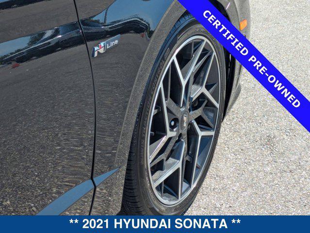used 2021 Hyundai Sonata car, priced at $17,700