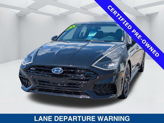 used 2021 Hyundai Sonata car, priced at $17,700