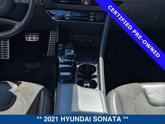 used 2021 Hyundai Sonata car, priced at $17,700