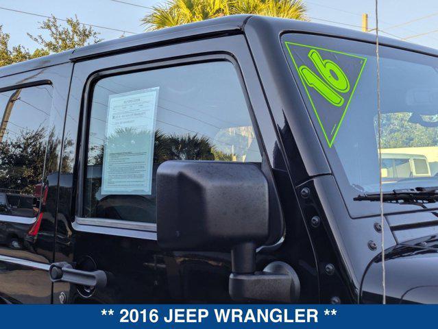 used 2016 Jeep Wrangler car, priced at $23,200