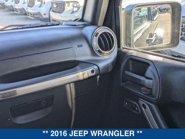 used 2016 Jeep Wrangler car, priced at $23,200
