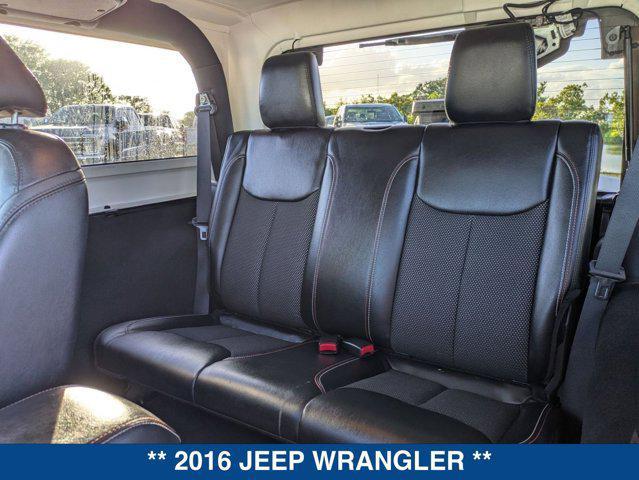 used 2016 Jeep Wrangler car, priced at $23,200