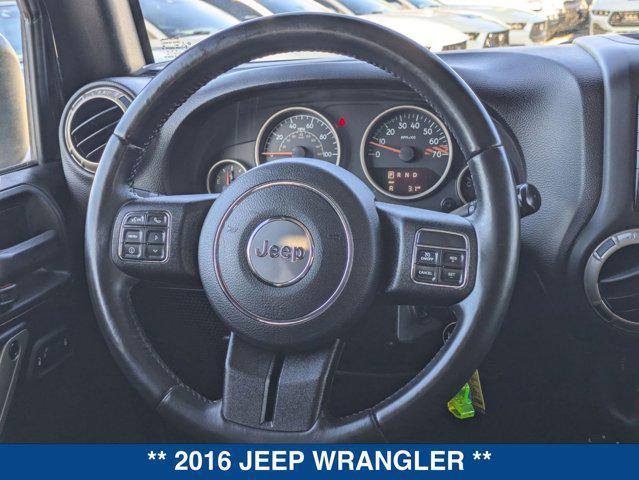 used 2016 Jeep Wrangler car, priced at $23,200