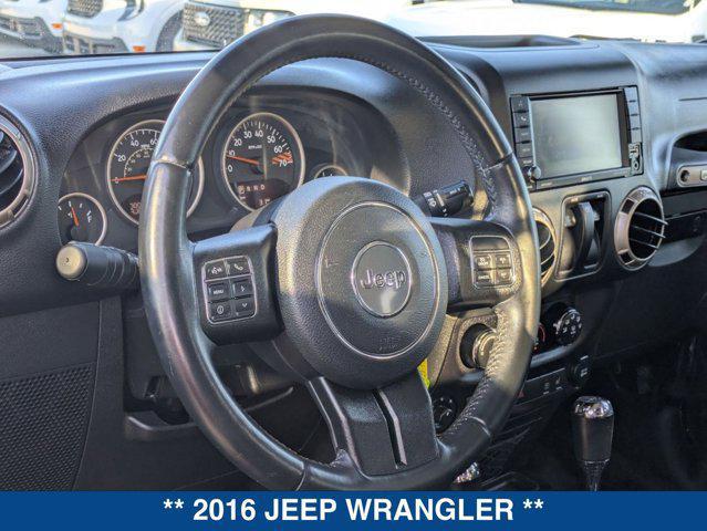 used 2016 Jeep Wrangler car, priced at $23,200