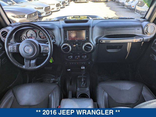 used 2016 Jeep Wrangler car, priced at $23,200