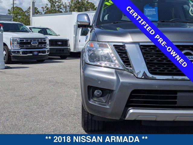 used 2018 Nissan Armada car, priced at $22,400