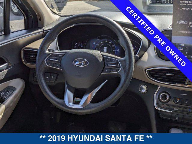 used 2019 Hyundai Santa Fe car, priced at $17,900