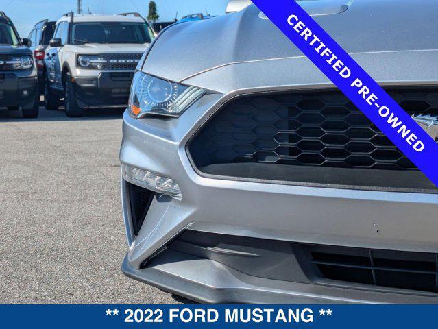 used 2022 Ford Mustang car, priced at $24,200