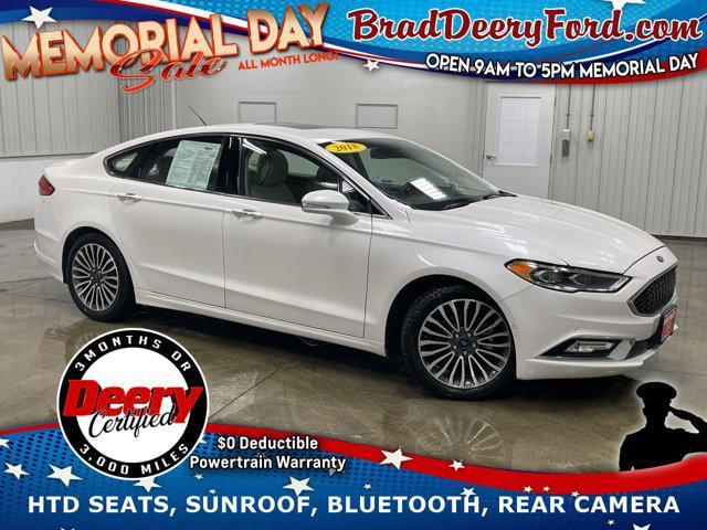 used 2018 Ford Fusion Hybrid car, priced at $20,000