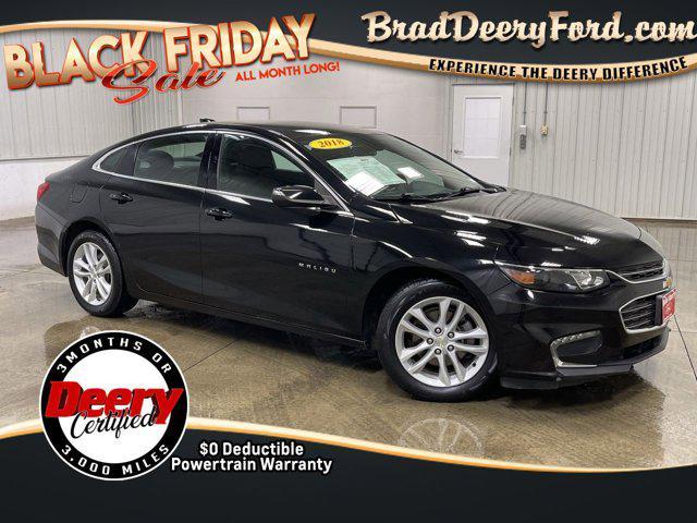 used 2018 Chevrolet Malibu car, priced at $13,092