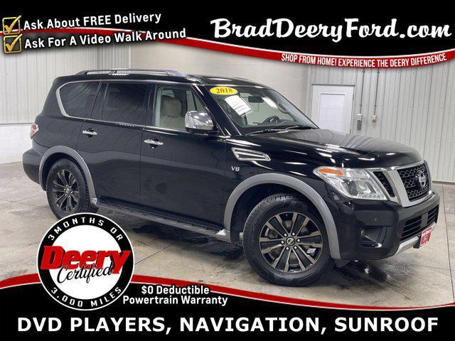 used 2018 Nissan Armada car, priced at $19,728