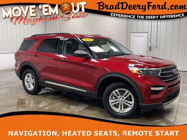 used 2022 Ford Explorer car, priced at $30,647