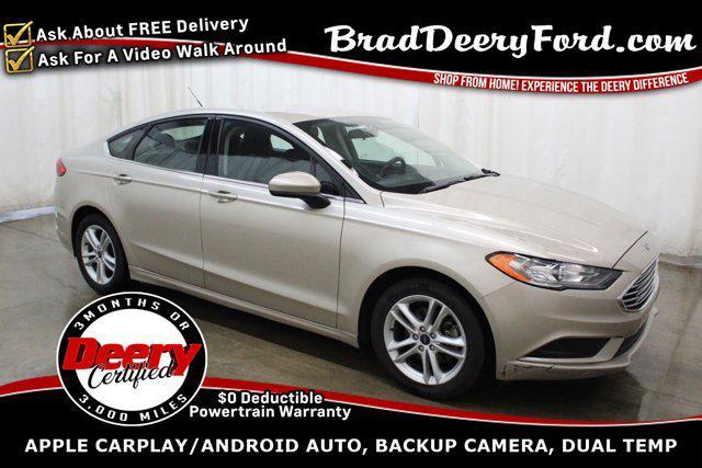 used 2018 Ford Fusion car, priced at $14,994