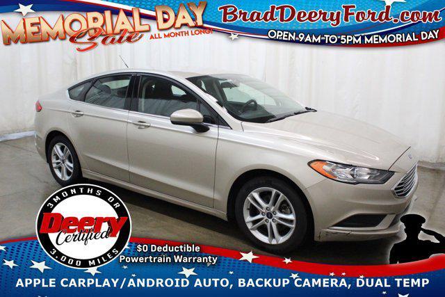 used 2018 Ford Fusion car, priced at $15,421