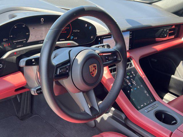 used 2022 Porsche Taycan car, priced at $58,500