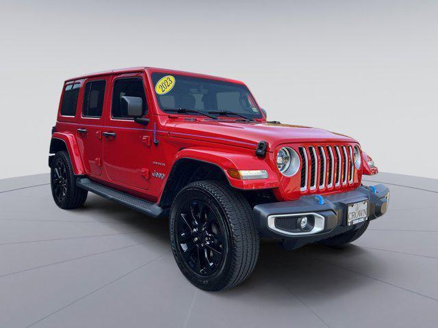 used 2023 Jeep Wrangler 4xe car, priced at $37,600