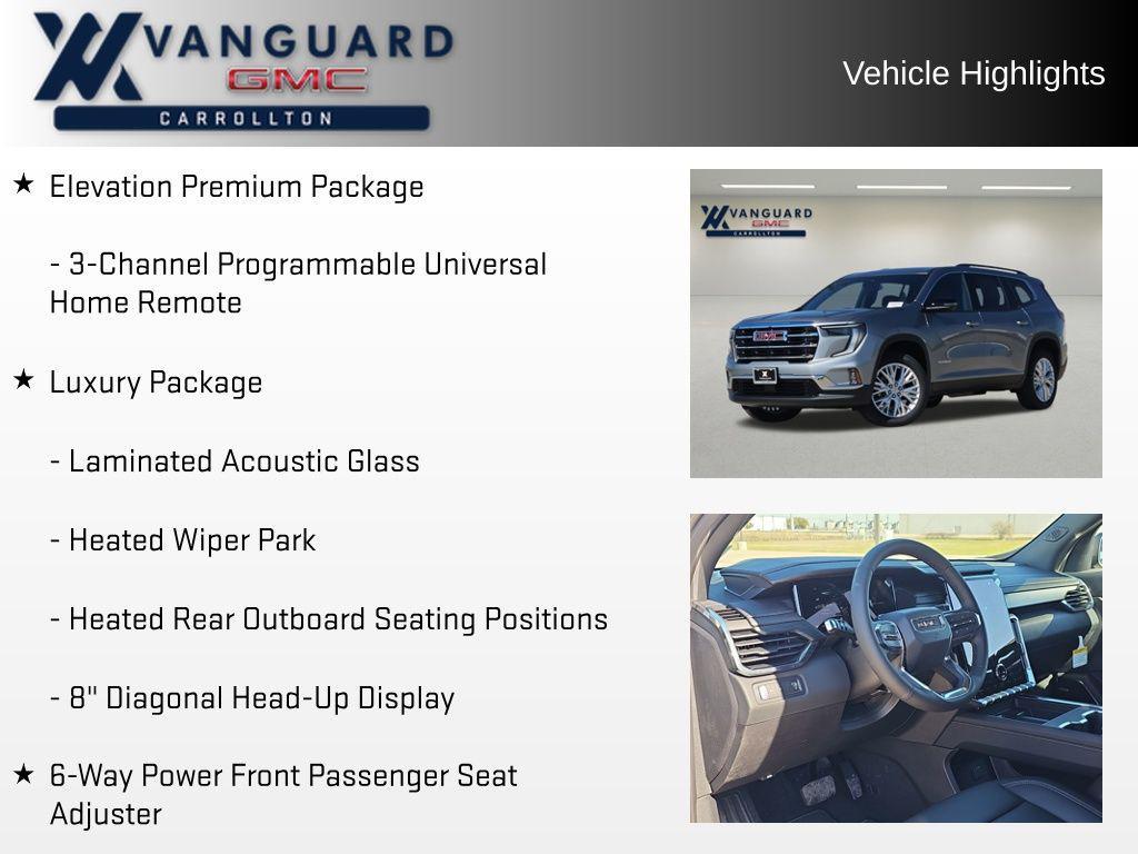 new 2025 GMC Acadia car, priced at $40,509