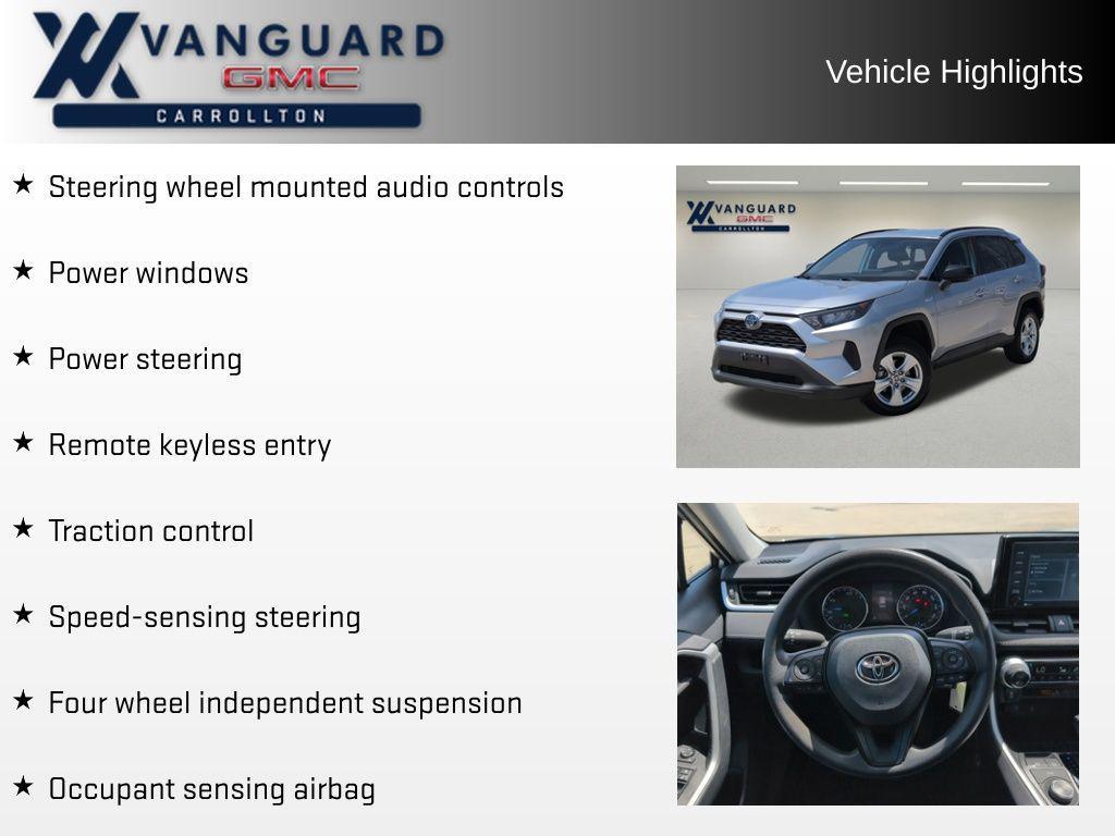used 2021 Toyota RAV4 Hybrid car, priced at $23,618