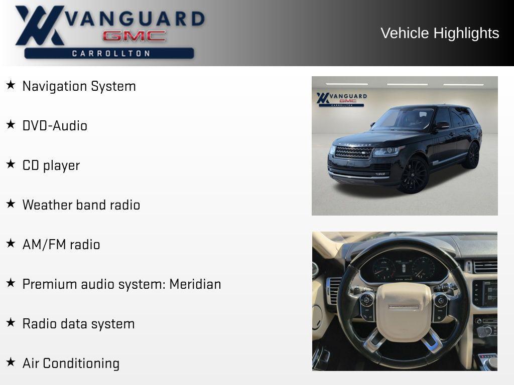 used 2016 Land Rover Range Rover car, priced at $18,499