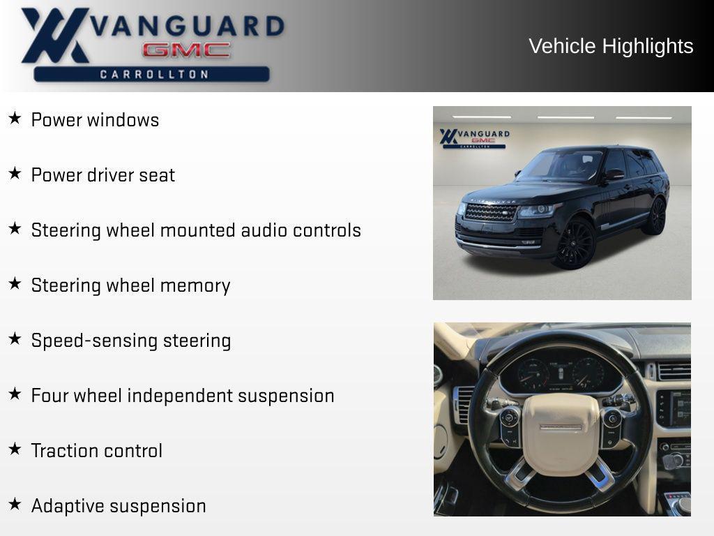 used 2016 Land Rover Range Rover car, priced at $18,499