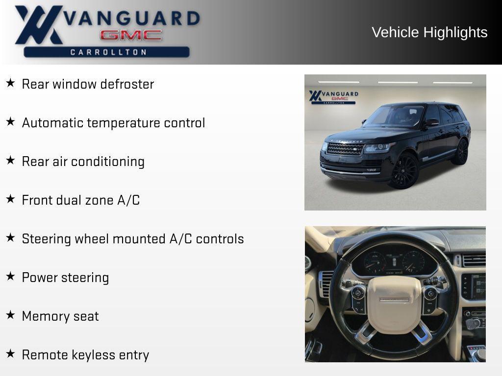 used 2016 Land Rover Range Rover car, priced at $18,499