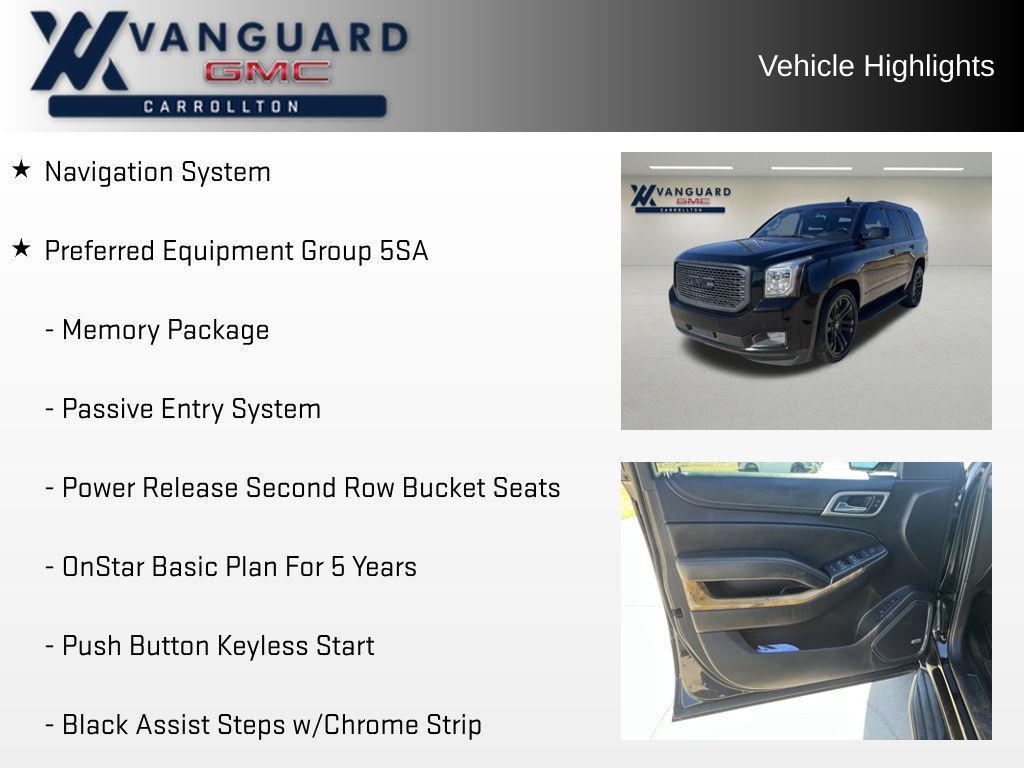 used 2017 GMC Yukon car, priced at $19,494