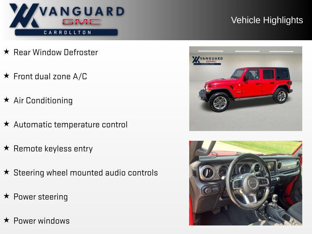 used 2020 Jeep Wrangler Unlimited car, priced at $17,569