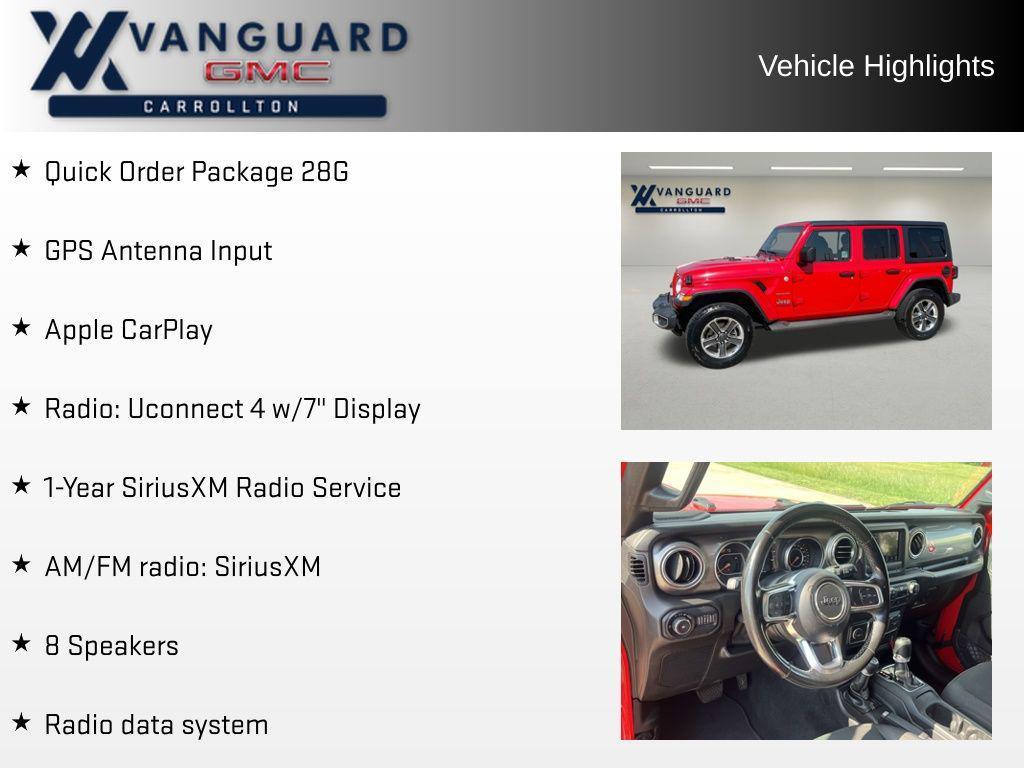 used 2020 Jeep Wrangler Unlimited car, priced at $17,569