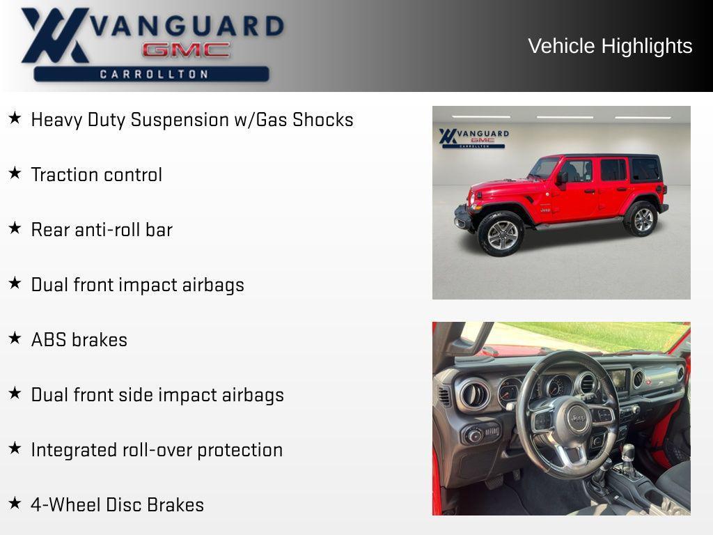 used 2020 Jeep Wrangler Unlimited car, priced at $17,569