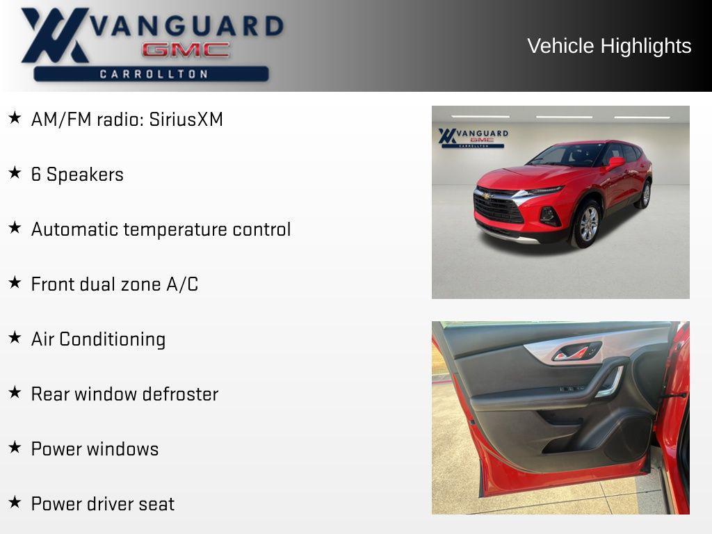 used 2021 Chevrolet Blazer car, priced at $17,263